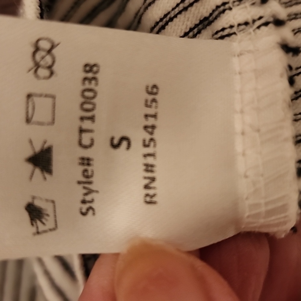 All Row French Terry Crop Top Sz Small - Picture 3 of 6